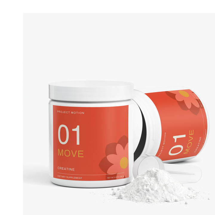 01 MOVE — Creatine Monohydrate packaging with product contents