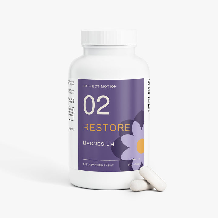 02 RESTORE — Magnesium Glycinate packaging with product contents