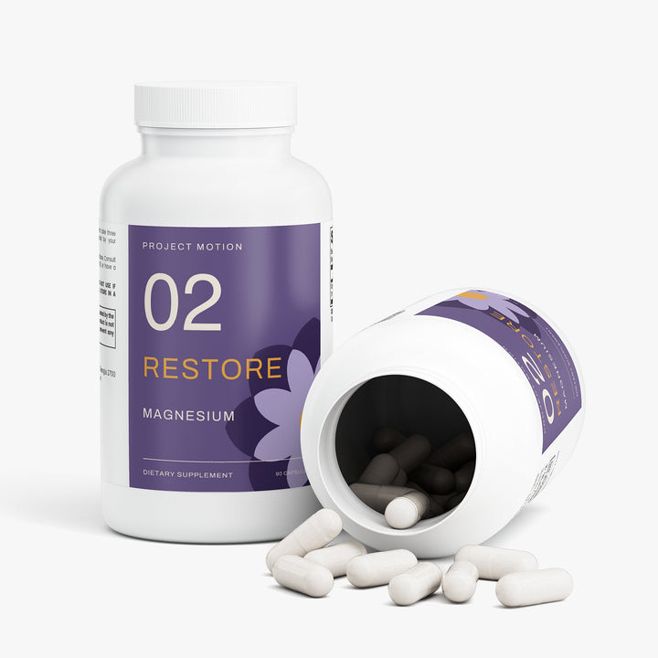 02 RESTORE — Magnesium Glycinate packaging with product contents